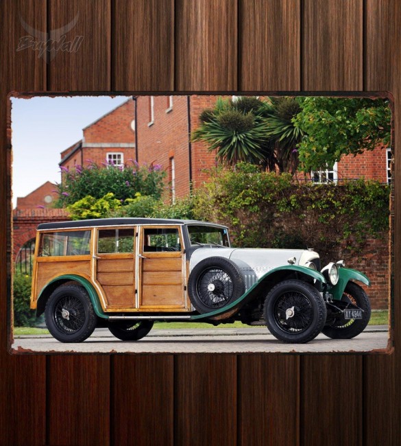 Металлическая табличка Bentley 3 Litre Shooting Brake Металлическая табличка Bentley 3 Litre Shooting Brake